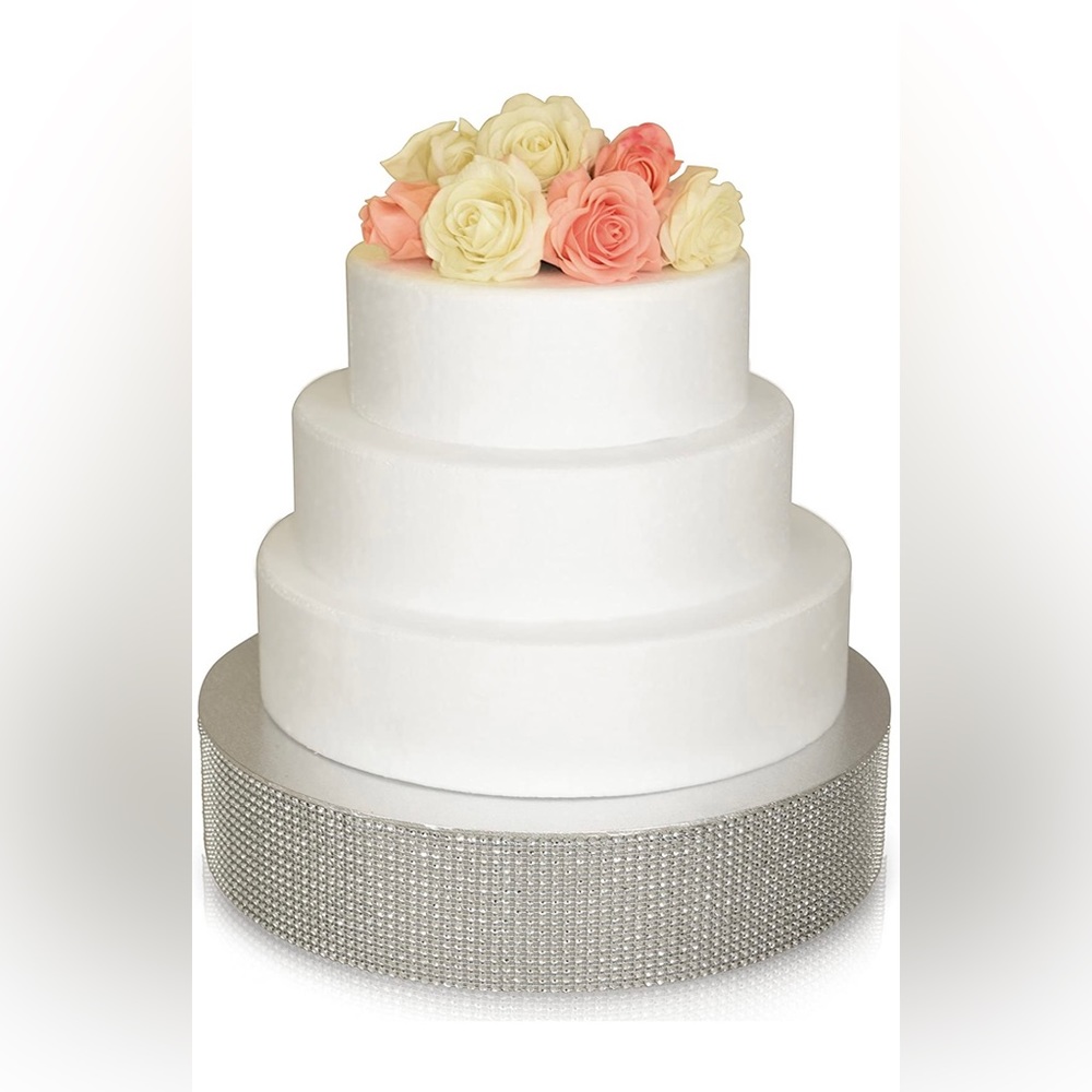 Rhinestone cake base 16”
